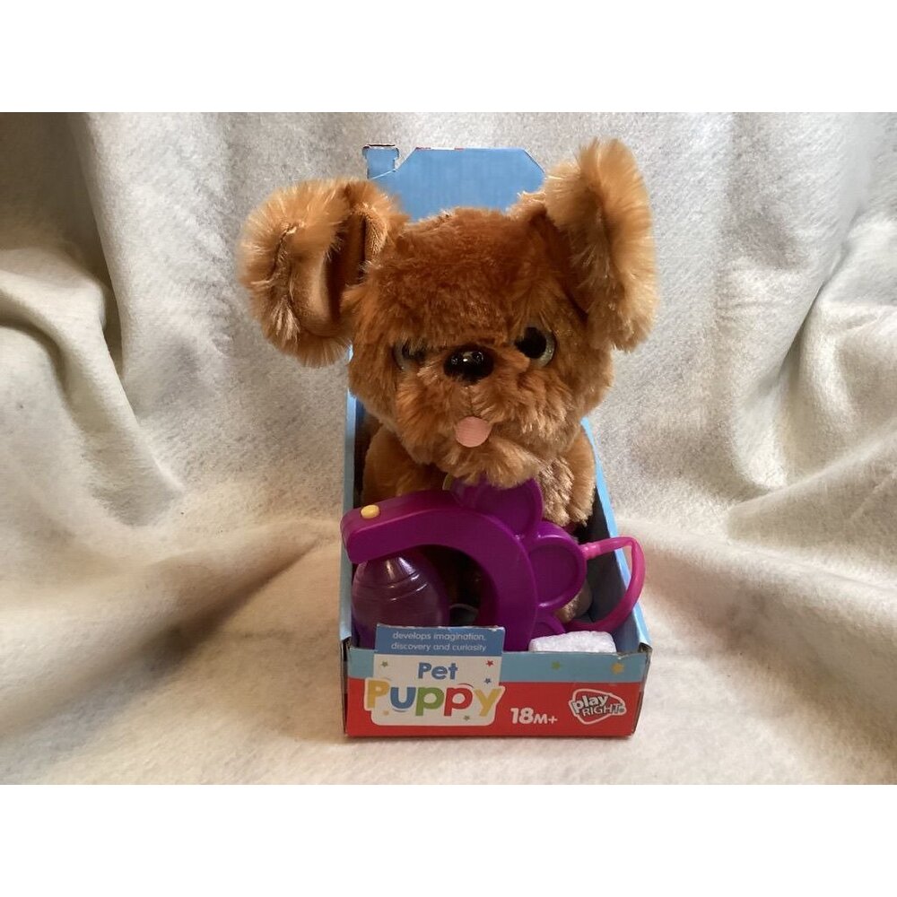 Playtime Pet Puppy Toy With Wagging Tail & Moving Ears